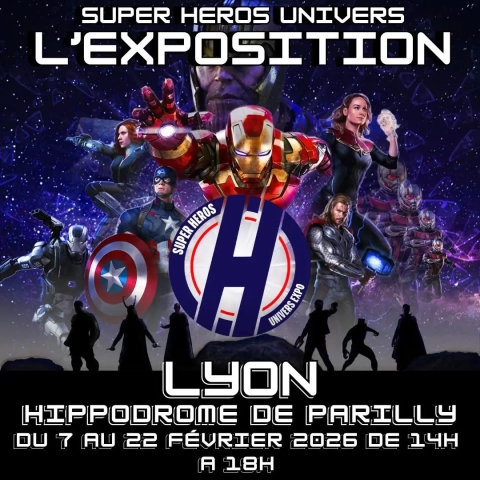 Exposition super héros & dinosaure
