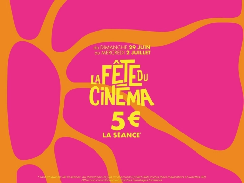 Fête du Cinéma 2025 à Lyon : 4 jours de magie cinématographique à 5€ !