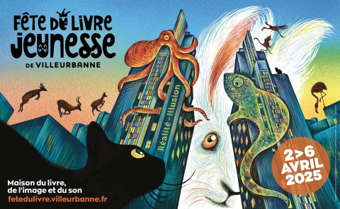 Fête du Livre Jeunesse 2025 à Villeurbanne : 5 jours d’évasion entre réel et illusion